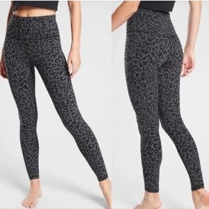 Athleta leopard elation, high rise legging! Worn once!